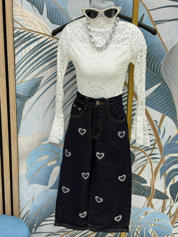 Jeans cuoricini