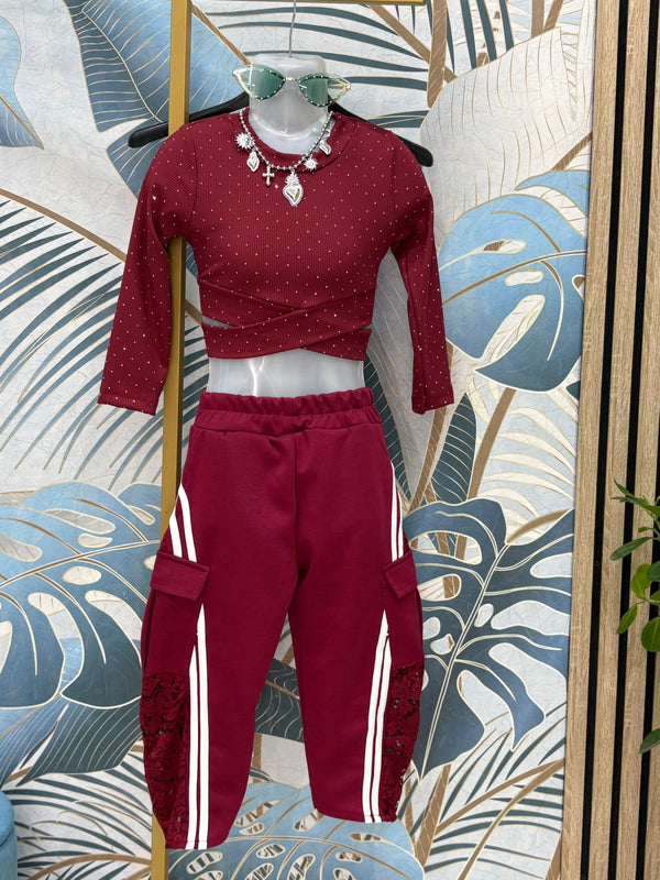 Maglia intreccio shine