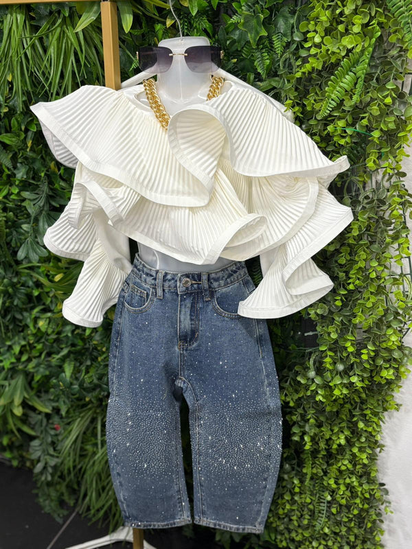 jeans balloon shine chiaro