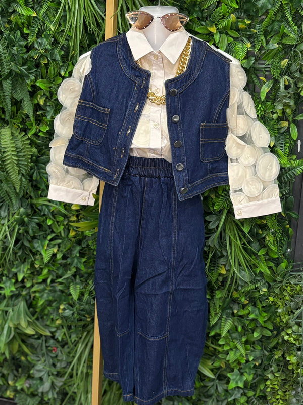 Coordinato denim luna