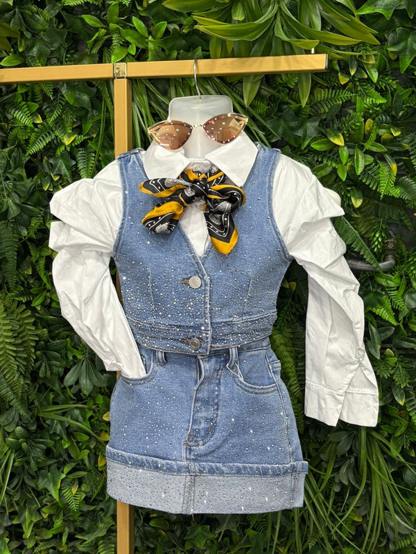 Coordinato denim shine2