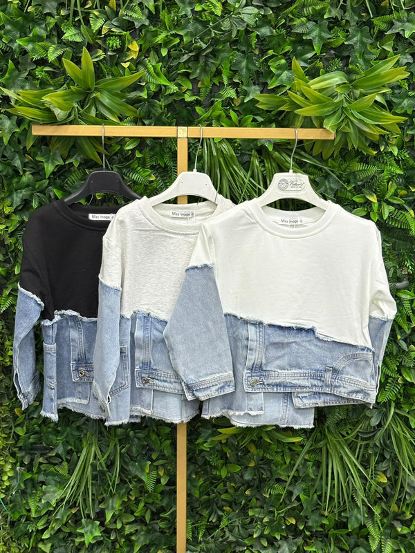Felpa women denim