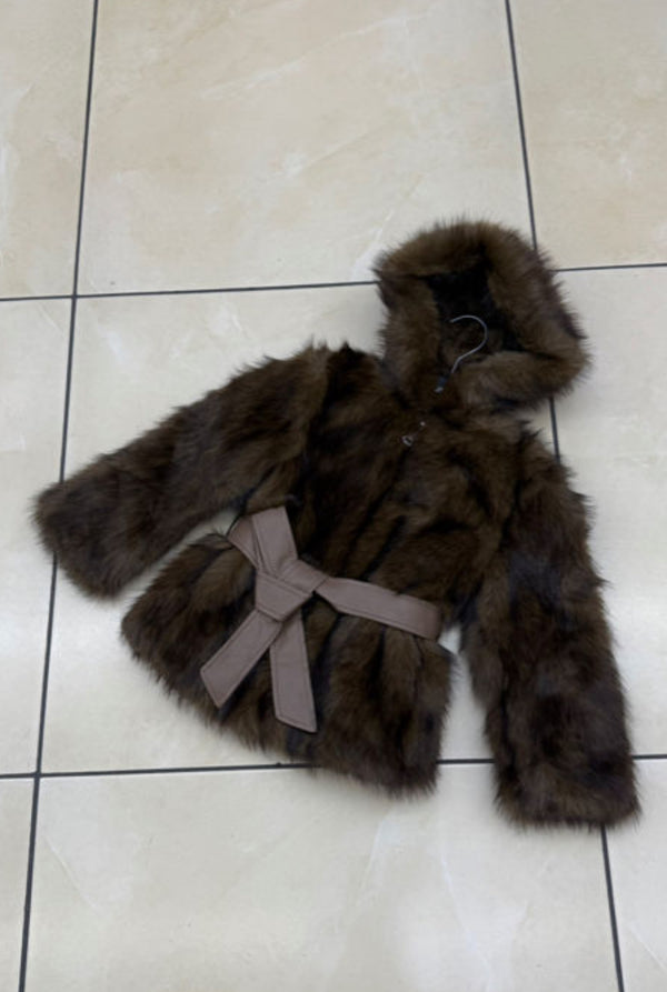 Pelliccia visone brown