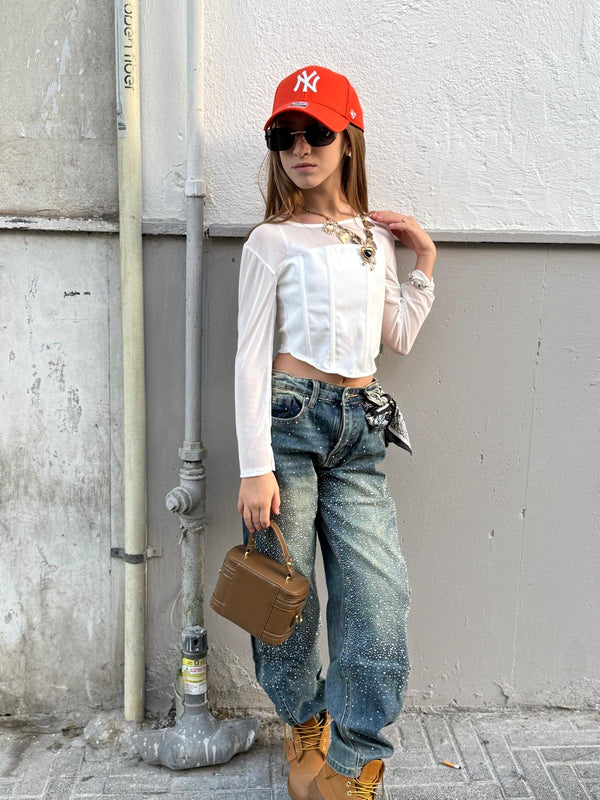 Jeans multi-shine.