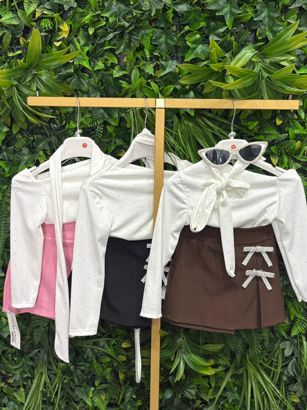 Coordinato fiocchi baby