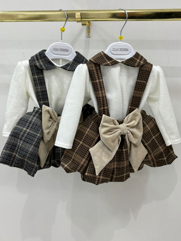 Maglia+salopette scozia