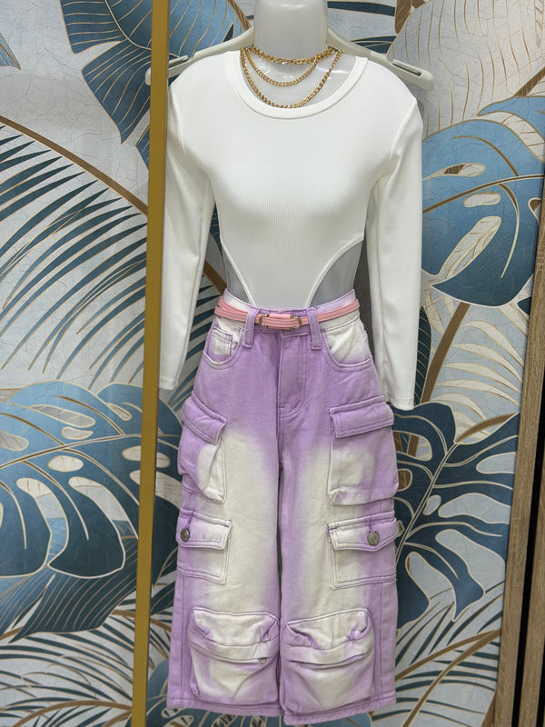 Jeans violet