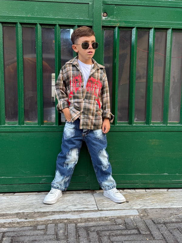 Jeans macchie