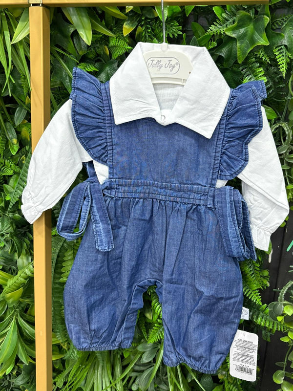 salopette+maglia baby