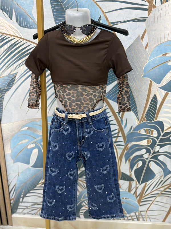 Jeans cuoricini baby