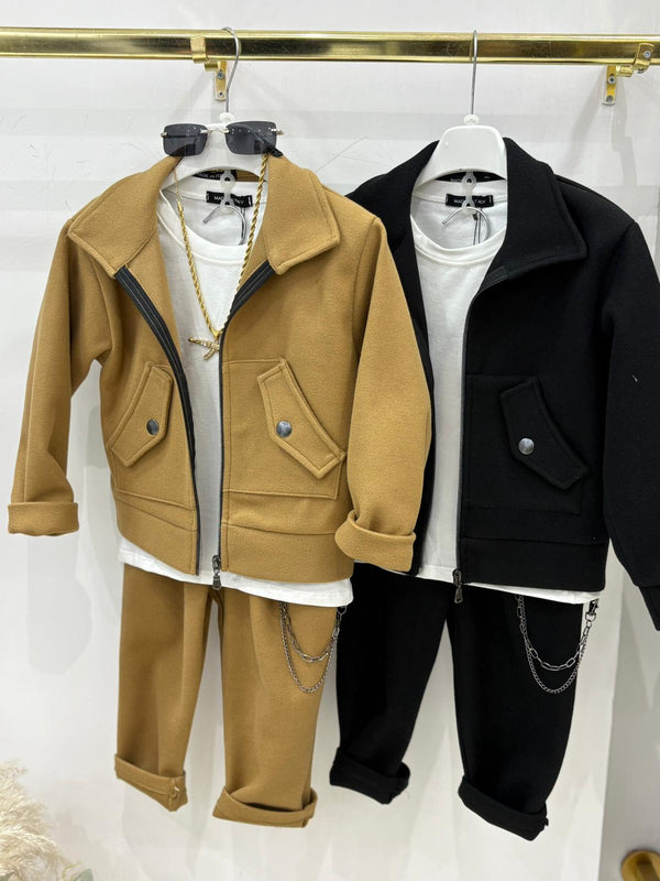 Coordinato 3pezzi botton