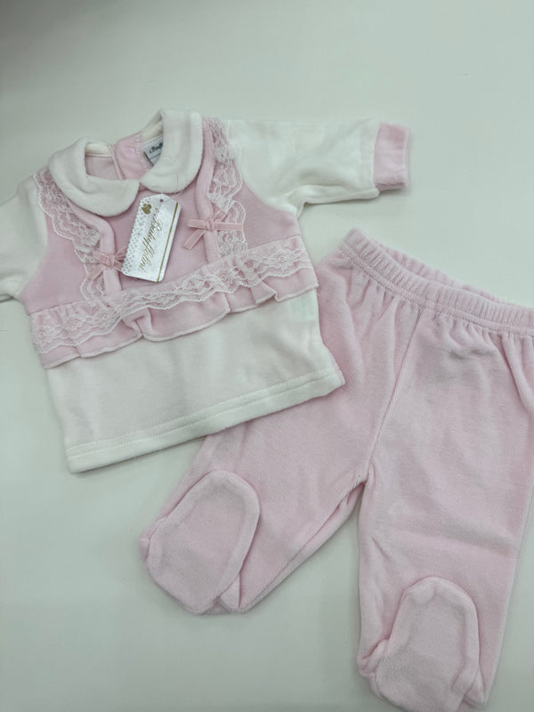 Coordinato neonata pink