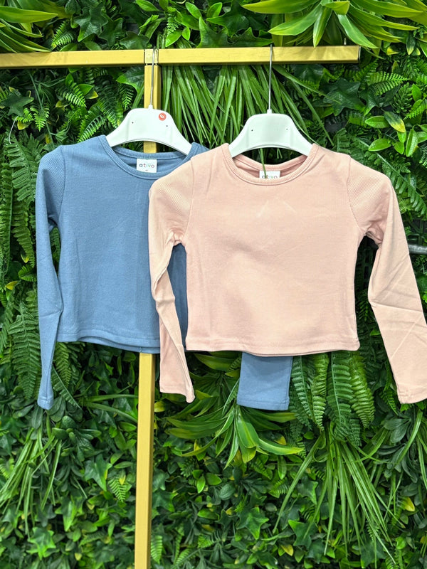 maglia crop costine