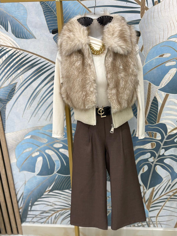 Pantalone brown cintura