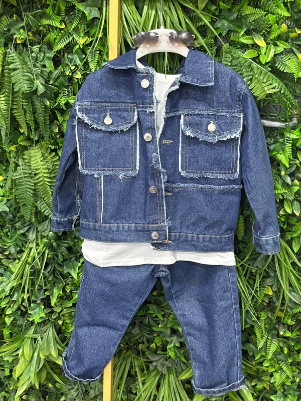 Coordinato jeans cargo
