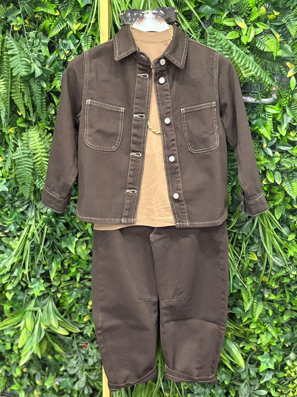 Coordinato brown JustWest
