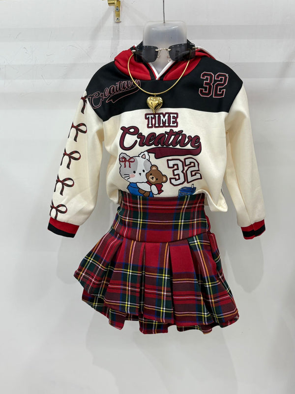 Coordinato gonna scozia