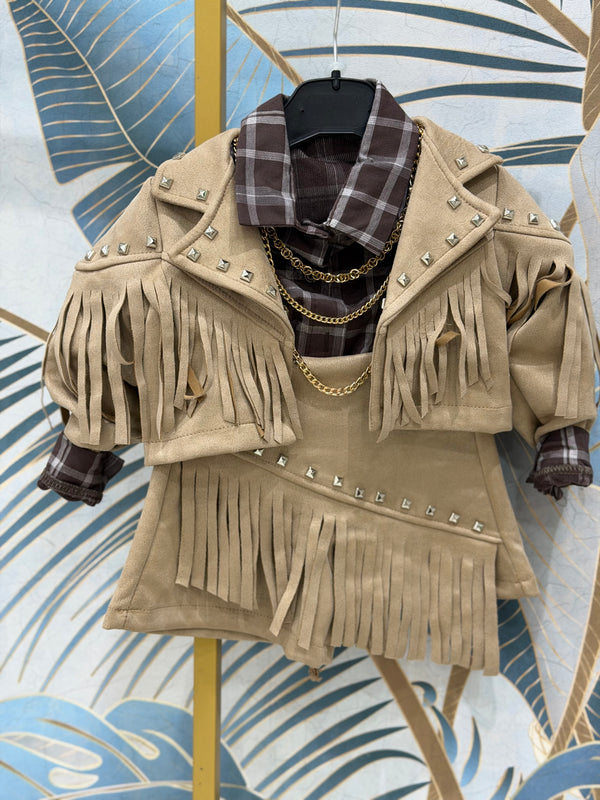 Coordinato frange baby