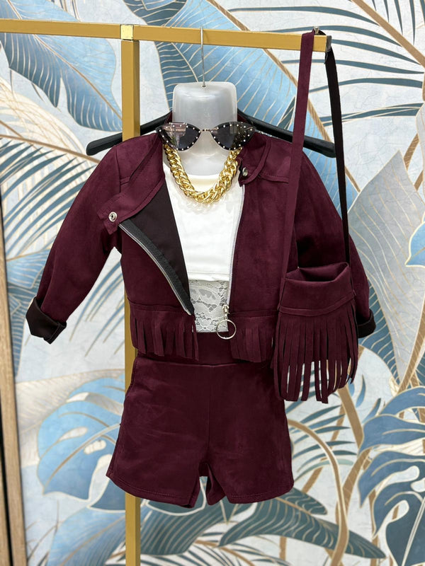 Coordinato frange baby